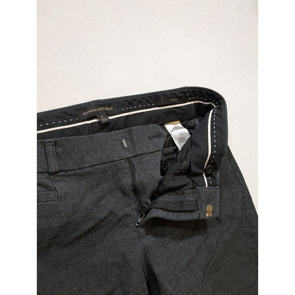 Banana Republic dark‎ gray sloan dress pants size 2 - Picture 4 of 6